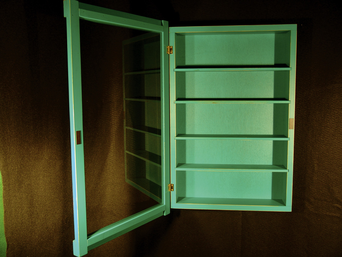 Wall Curio Cabinet Shadow Box Display Case Shelf Ebay